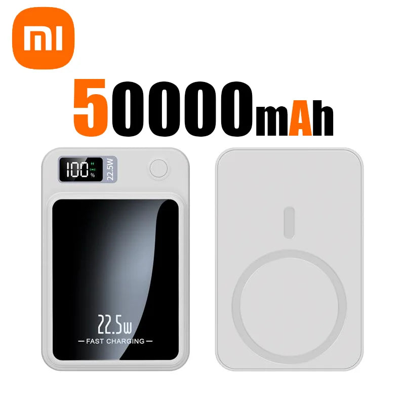 Xiaomi Mijia Magnetic Wireless 100000mAh Power Bank Fast Charger For Magsafe Portable Auxiliary Battery Pack For Iphone Huawei