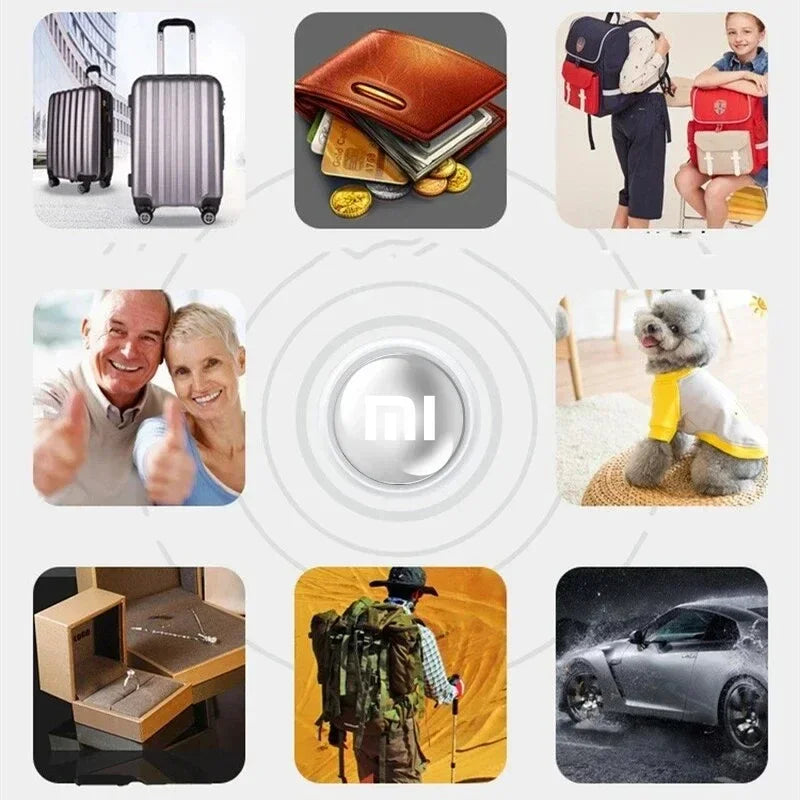 Xiaomi Mini Gps Tracker System FindMy App Air Tag Smart Bluetooth Locator Child Finder Bag Anti-Loss Pet Collar with Tracker NEW