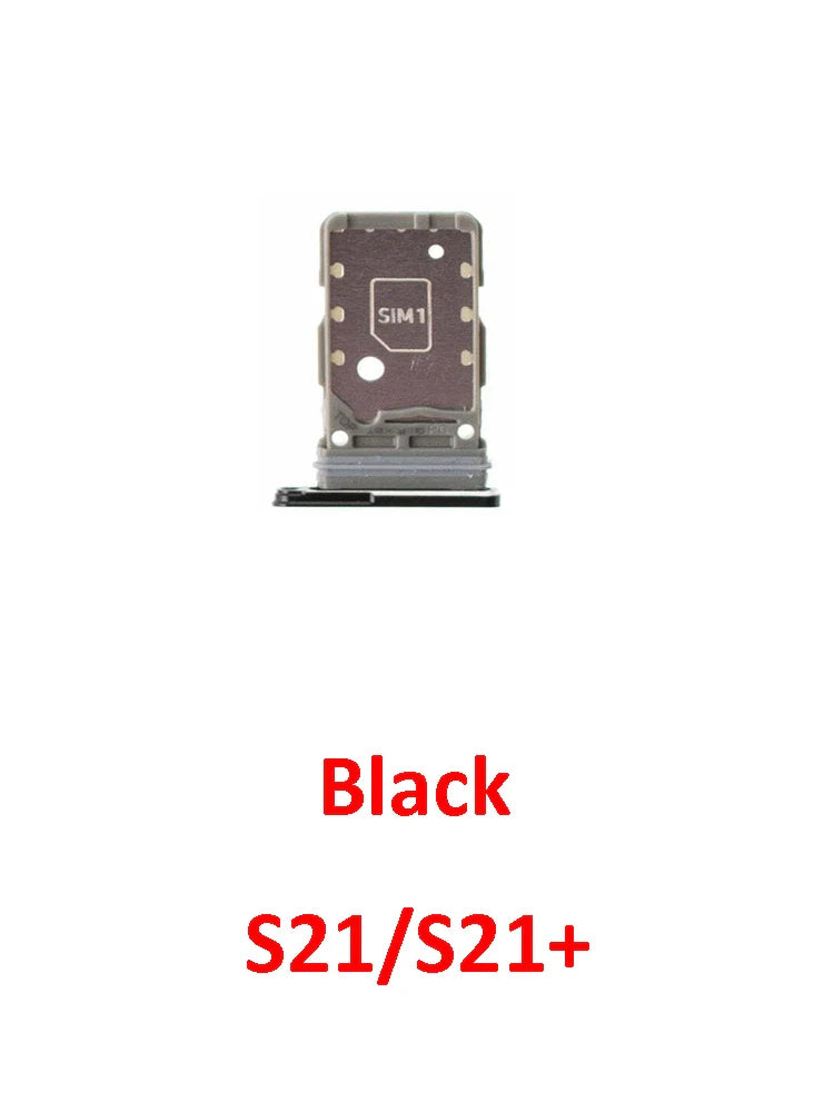Phone Sim Card Tray For Samsung Galaxy S21 FE Plus Ultra S21+ New SIM Chip Slot Holder G990 G991 G996 G998 With Tool