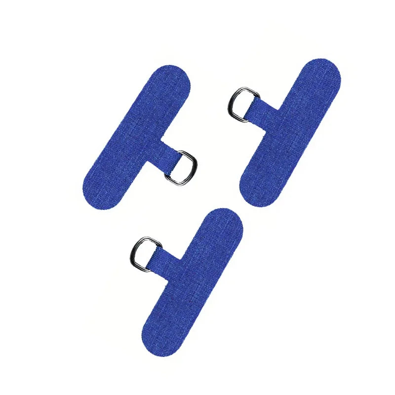 3/5pcs Mobile Phone T-shaped Strap Plate Sheet Cellphone Case Braid Lanyard Accessories Weave Card for iPhone 12 13 14 15 Xiaomi