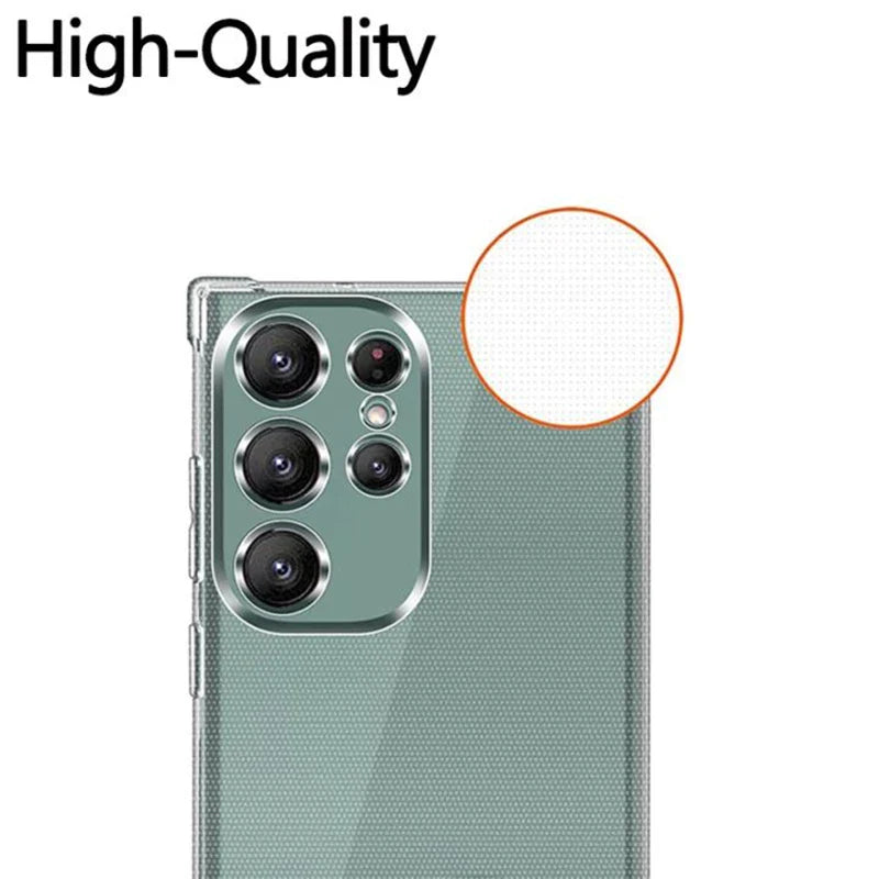 Clear Case For Samsung Galaxy S24 S23 S22 S21 Plus Ultra Shockproof Case A54 A34 A14 A04 A53 A33 A23 A13 A52 A32 A22 A12 Cover