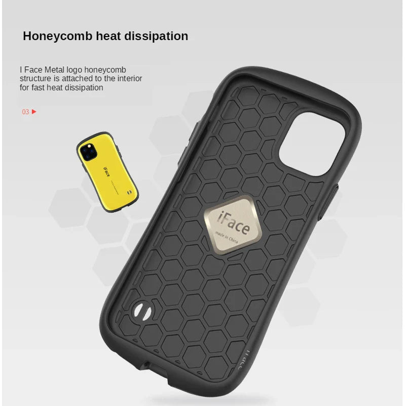 Bumper Shockproof Color iFace Case For iphone 16 15 14 13 12 11 pro Anti-falling hard Cover For iPhone X XR XS Max 7 8 SE 2 Capa