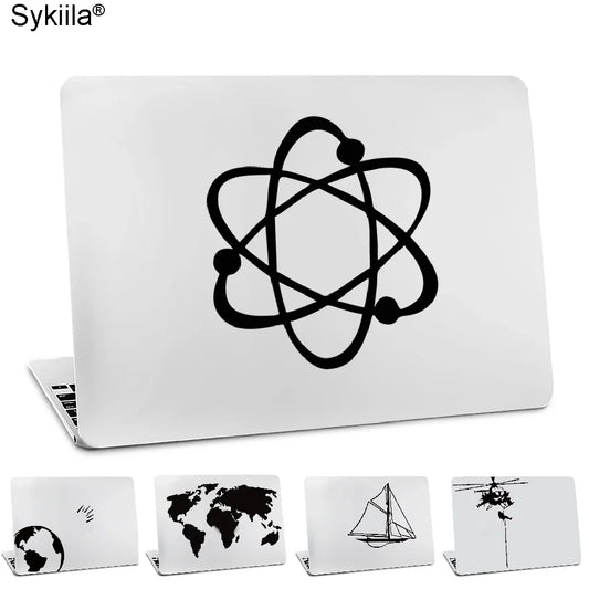 Vinyl Sticker for Macbook Pro 13 15 16 17 Skin Air 11 12 13 Retina Laptop Computer Notebook Tablet Decal Atom Nucleus Molecule