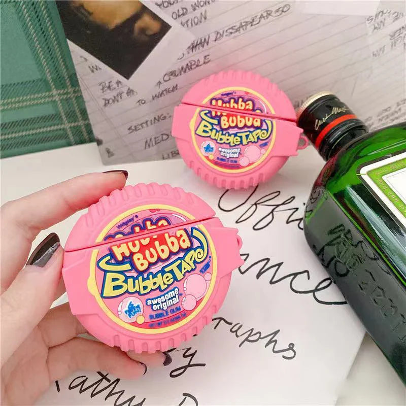 3D Snacks Candy Drinks Silicone Case for Apple Airpods 2 3 4 Generation Cover for AirPods Pro Protective for Air Pods Pro 2022