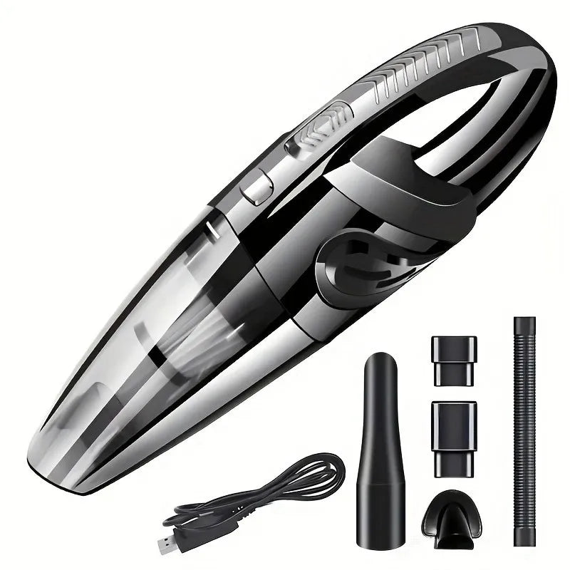 Portable wireless vacuum cleaner, multi-function car and home dual-use, rechargeable and long-lasting battery life, strong sucti
