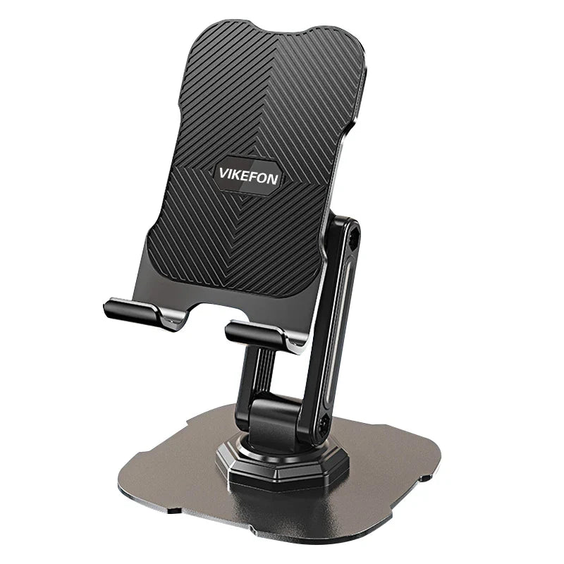 720 Rotate Aluminum Alloy Portable Tablet Holder For iPad Adjustable Flexible Folding Lazy Desktop Live Mobile Phone Stand Mount