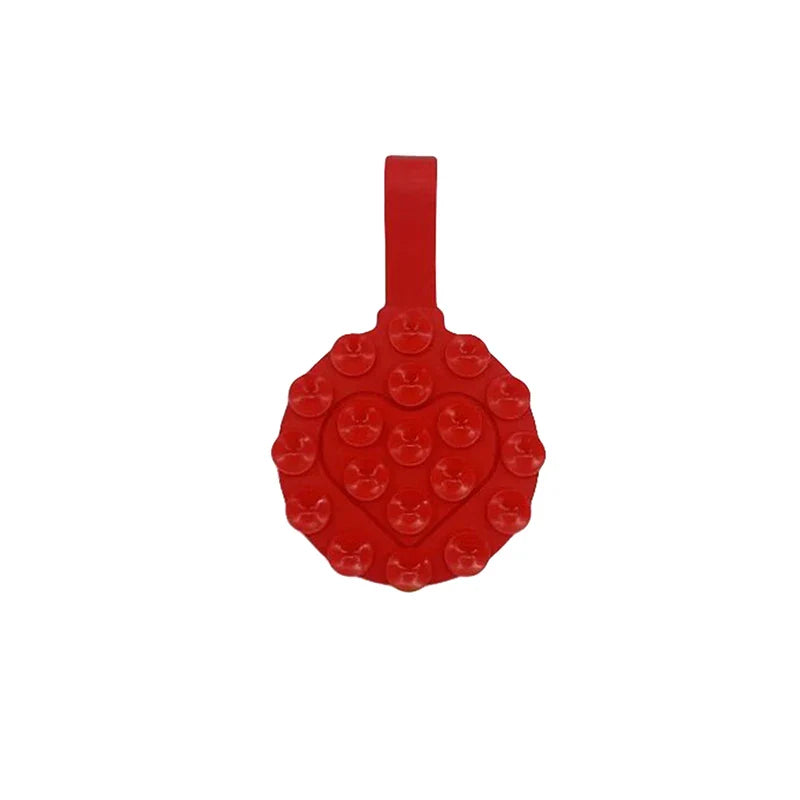 Silicone Suction Pad Double Sided For Mobile Phone Fixture Suction Cup Backed Adhesive Silicone Rubber Sucker Pad For Fixing