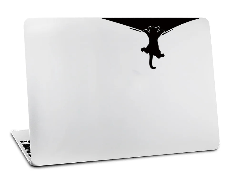 Vinyl Sticker for apple macbook air 11 13 inches for Mac Pro Retina 13 15 Skins cover Glow Black decal Cat Monkey wolf Touch