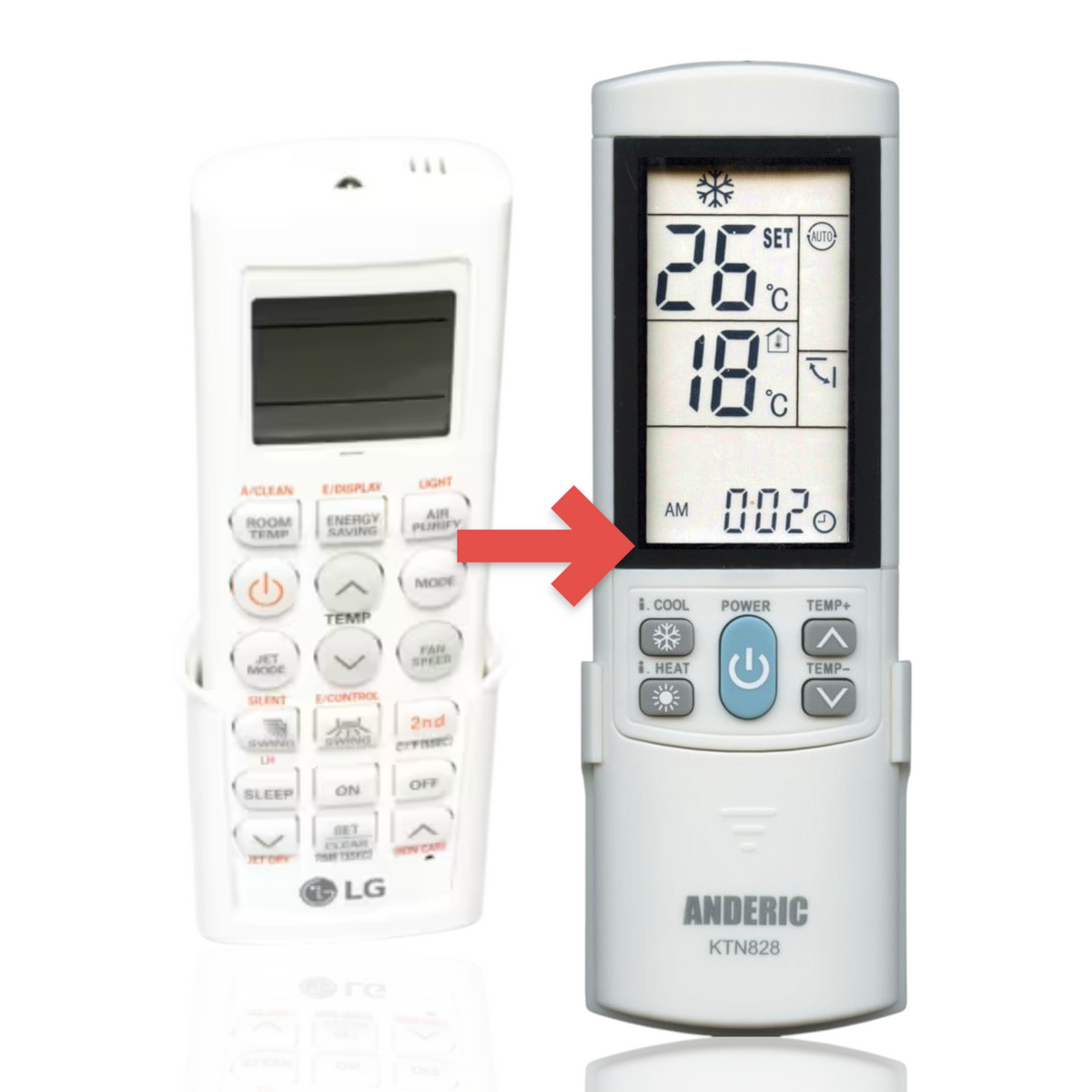 LG AKB74675304 Air Conditioner Remote Control