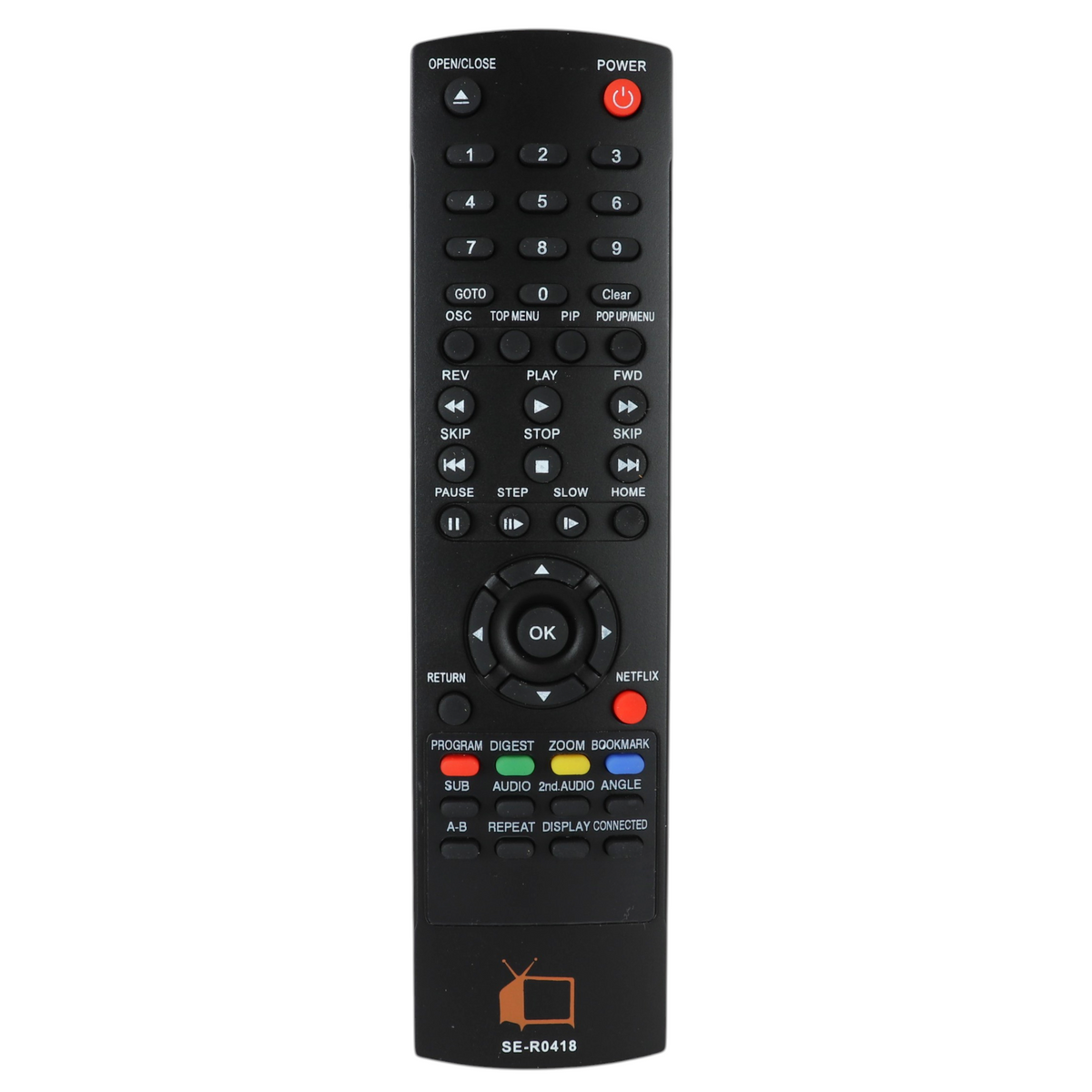 Generic SER0418 For Toshiba DVD Remote Control