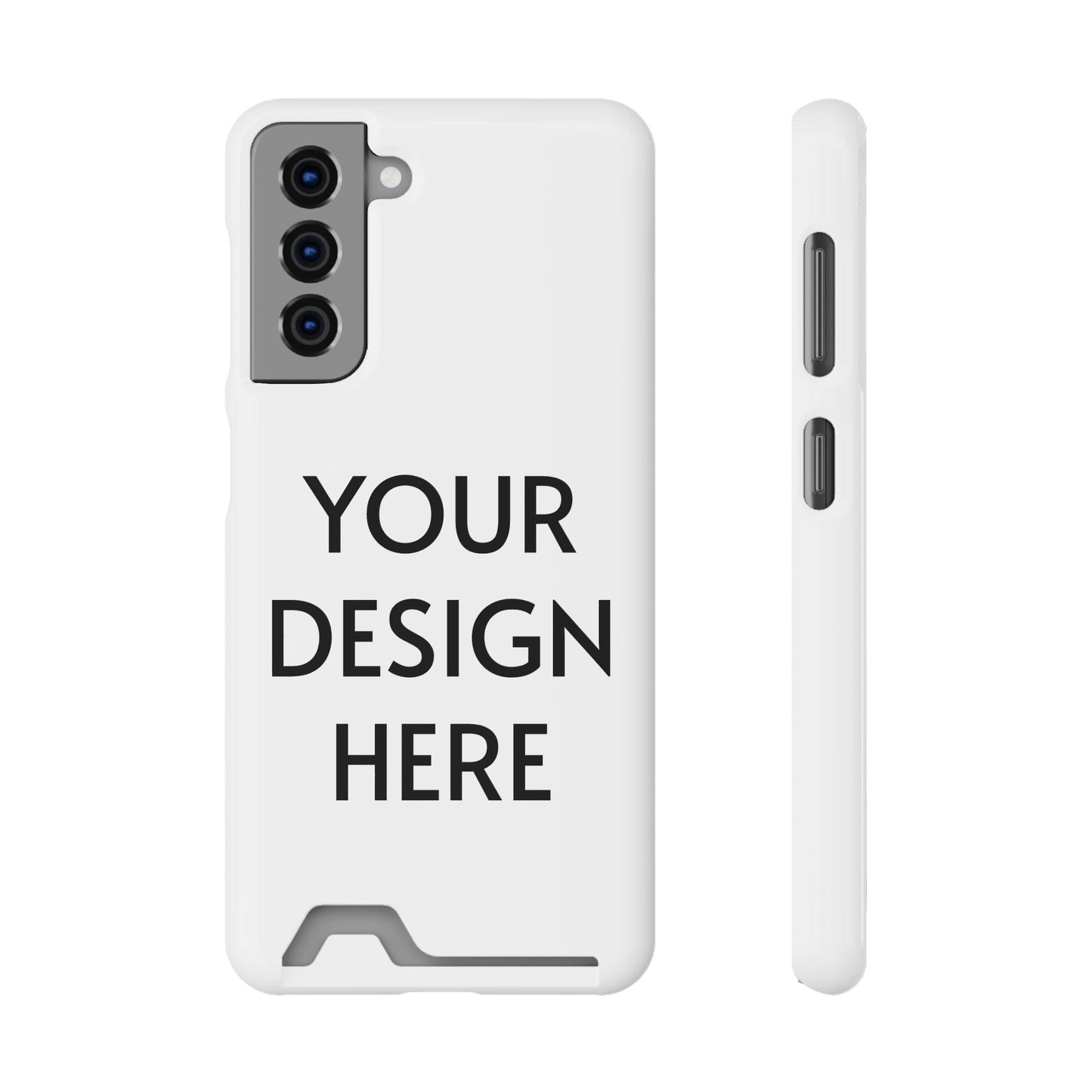 Custom Phone Case with Card Holder for Samsung – Premium Protection, Slim Design, Convenient Storage for Cards and Cash