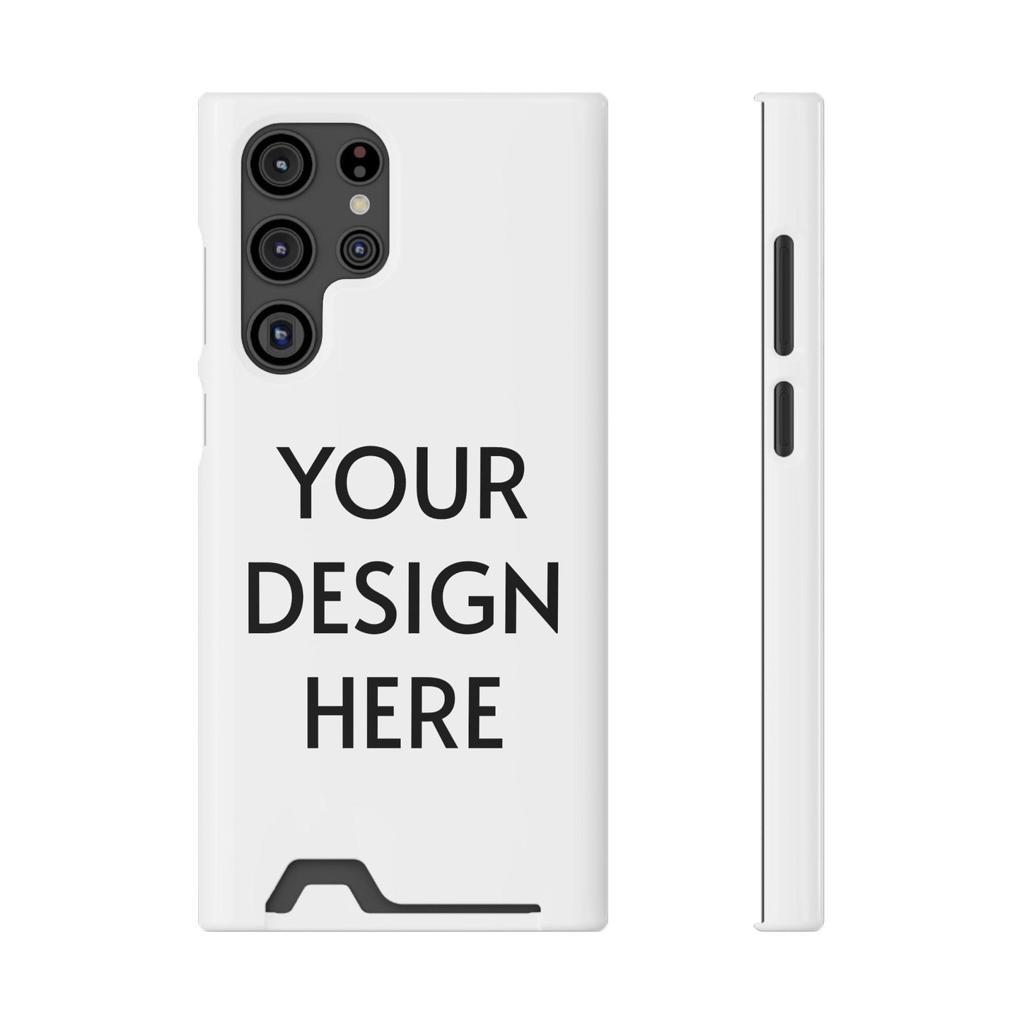 Custom Phone Case with Card Holder for Samsung – Premium Protection, Slim Design, Convenient Storage for Cards and Cash