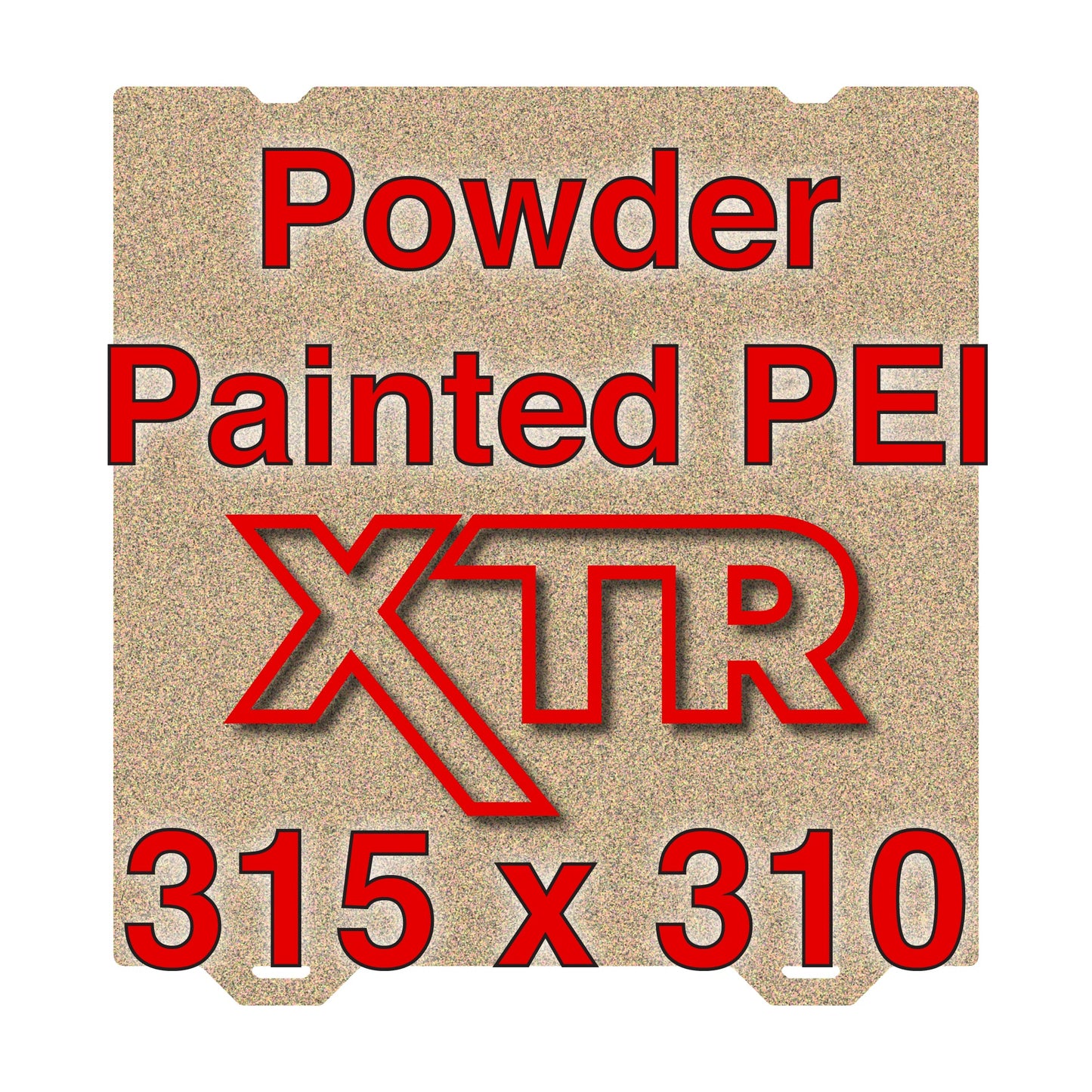 XTR Flexi Plate with Textured ULTEM PEI - Creality K1 Max - 315 x 310