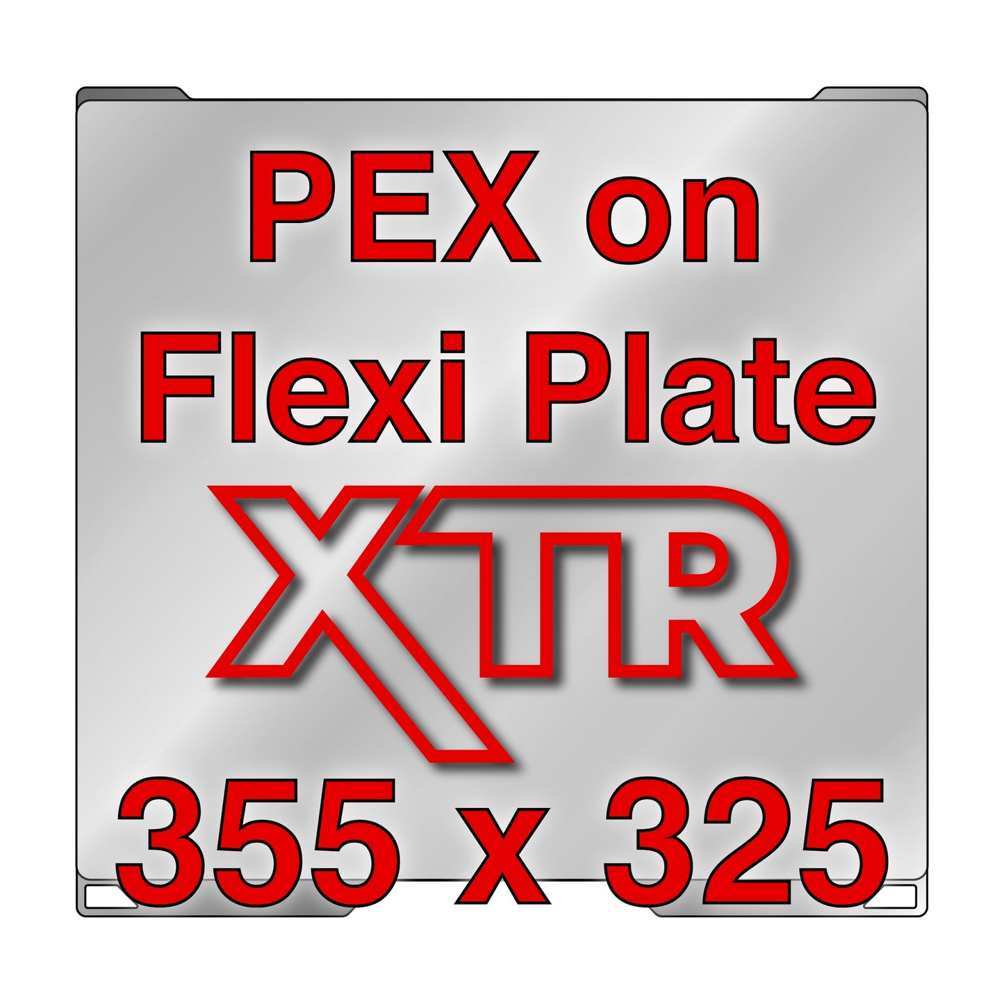 XTR Flexi Plate with PEX - Bambu Lab H2D  - 355 x 325