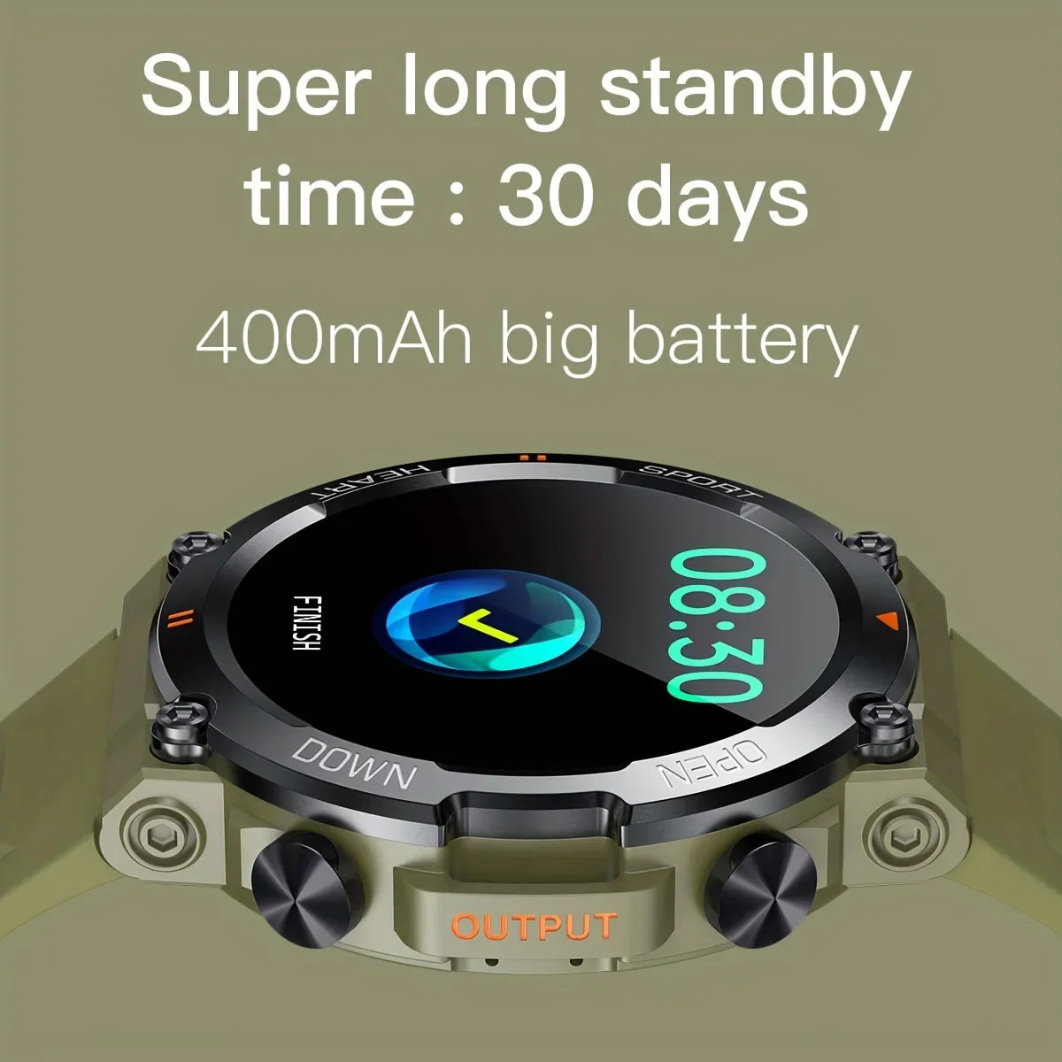 K56Pro Smart Watch for Men Heart Rate Blood Bluetooth Sport 400mAh Long Standby 1.39 Inch 360*360 HD Screen Outdoors Smartwatch
