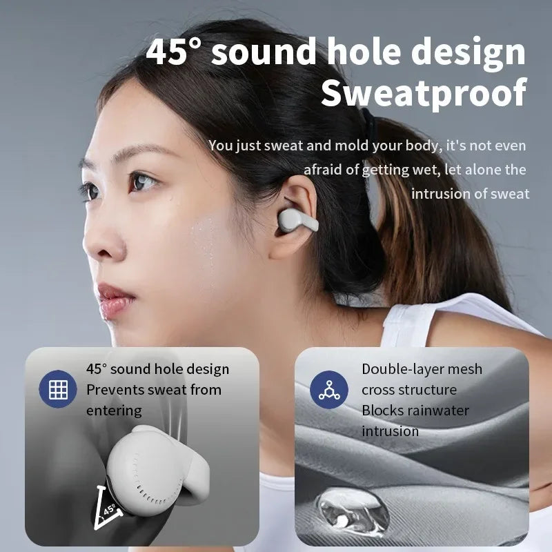 Xiaomi Mijia Original OWS Clip-on Wireless Earphones Low Latency ENC Noise Cancel Headset Long Life Game Bluetooth Headphones
