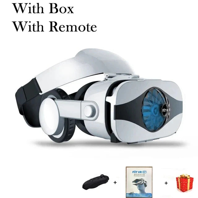 VR Glasses Virtual Reality 3D Headset Helmet For Android iPhone Smartphone Mobile Phone With Controller Game Wirth Real Goggles