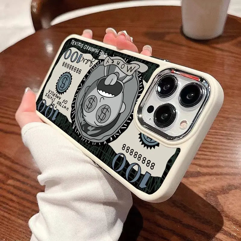 Bank Note Money Fun High Quality Phone Case For iPhone 16 15 14 13 Pro Max 13 12 11 Pro X XR XS MAX 7 8 Plus Fashion Cover Y2k