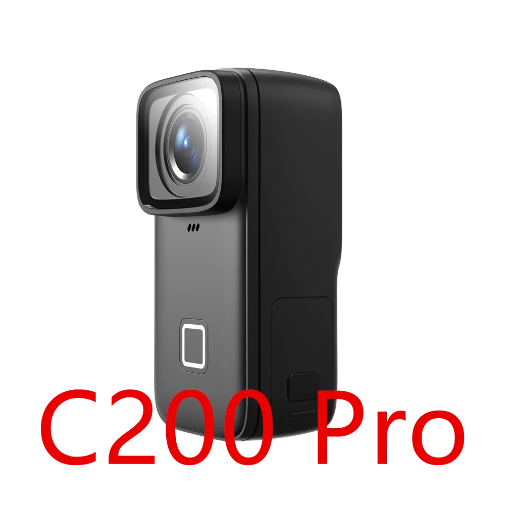 SJCAM C200 Pro 4K Action Camera with Portable Body 5M Body Waterproof FHD 6-Axis GYRO Video Body 5G WiFi Night Vision Sports DV