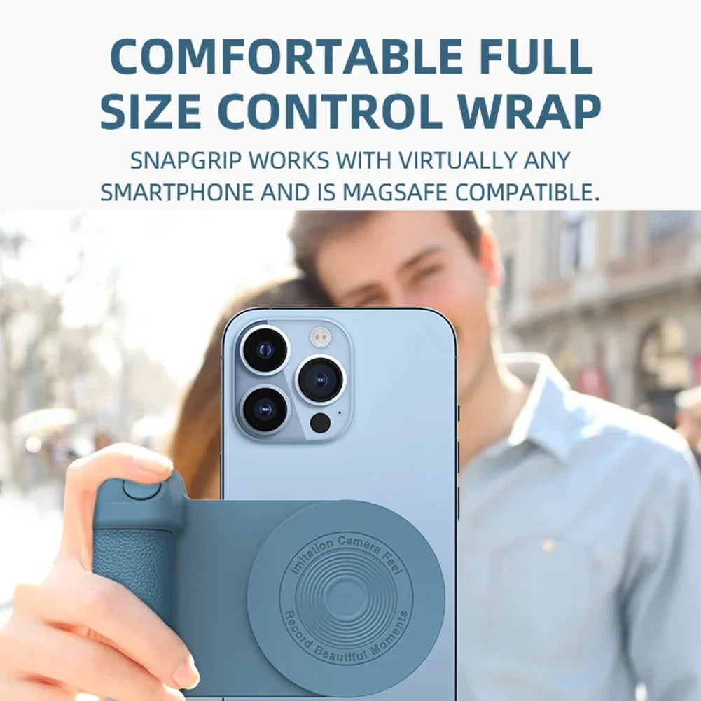 3 in 1 Camera Holder Grip Type-C Charging Multifunctional Magnetic Photo Bracket Bluetooth-compatible Anti-shake for Android/iOS
