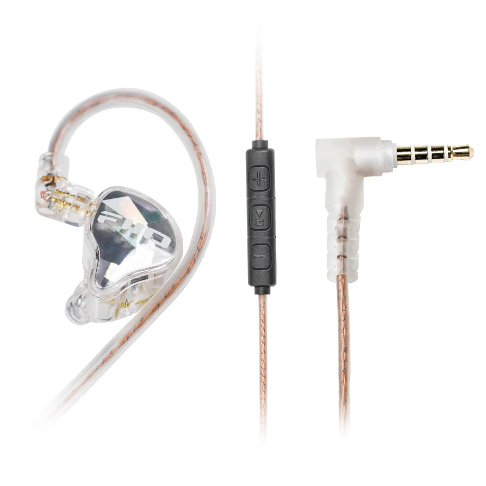 FiiO JD10 Wired Earphones HIFI Stereo Bass Music Earbuds In Ear Sport Headphones Gaming Headset