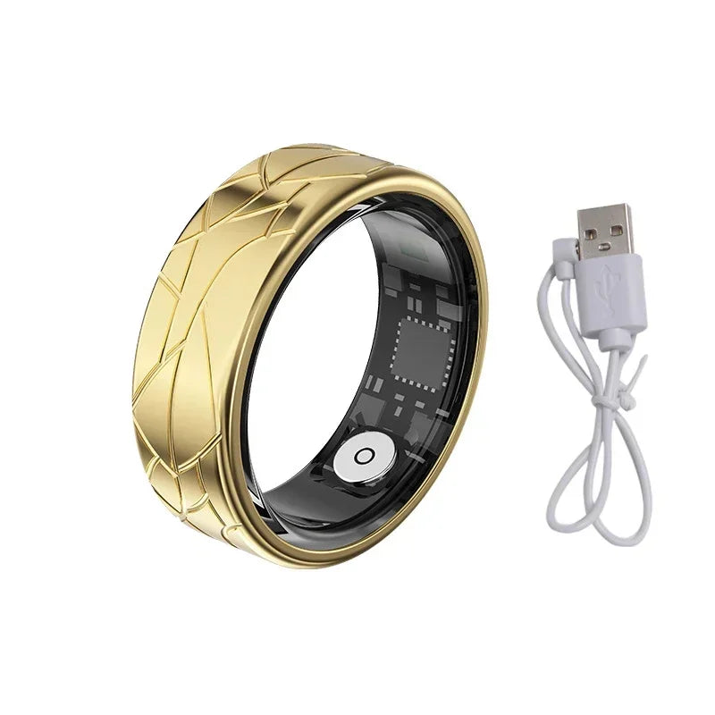 Smart Ring Women Photo Control Health Tracker Heart Rate Blood Oxygen Monitor 5ATM Waterproof Men Sports Ring Sleep Fitness