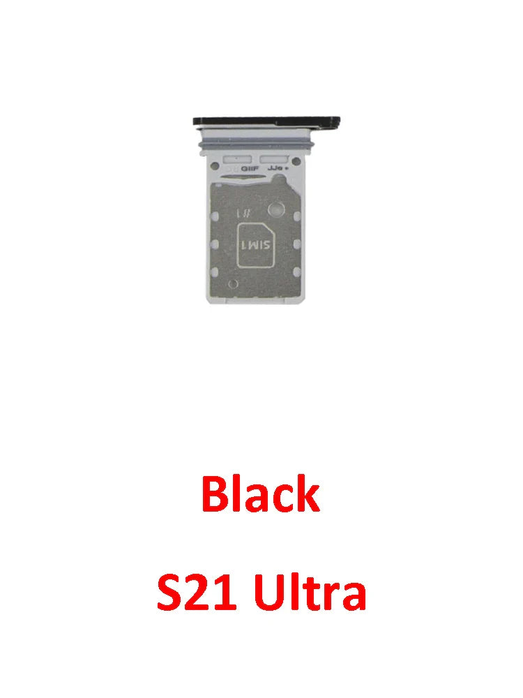 Phone Sim Card Tray For Samsung Galaxy S21 FE Plus Ultra S21+ New SIM Chip Slot Holder G990 G991 G996 G998 With Tool