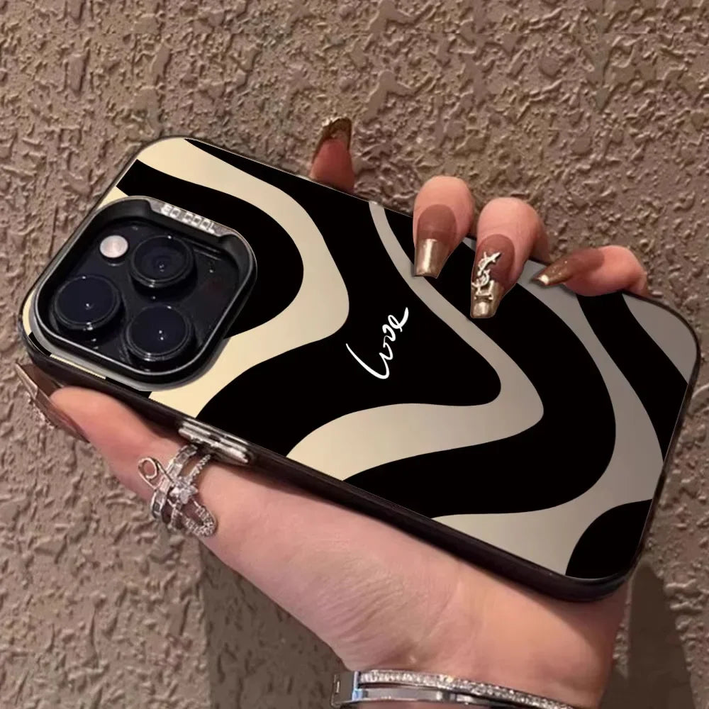 Black Polka Dot Pattern Phone Case