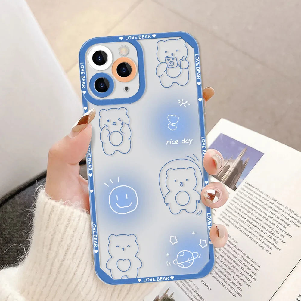 Clear Case For Samsung S23 Ultra S22 Plus S21 S20 FE A54 5G A53 A52S A33 A13 A14 A12 A21S A22 A23 A32 4G A50 A51 M14 Back Cover