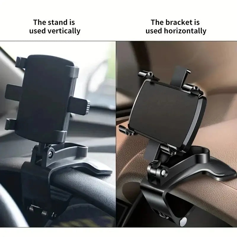 Car Phone Holder Stand Dashboard Car Clip Mount GPS Cell Mobile Phone Support in Car Bracket For All Phone iPhone Samsung Xiaomi