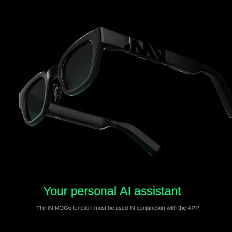 INMO Go Smart AR Glasses Wireless AI Assistant Glasses Music/Call/Translation/Teleprompter/Navigation/Bluetooth Audio In Stock