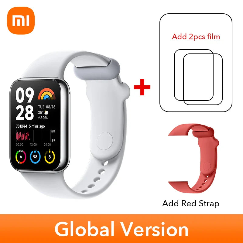 World Premiere Global Version Xiaomi Smart Band 8 Pro 1.74” AMOLED display Built-in Up to 14-day battery life Smart Band
