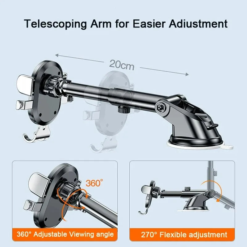 Sucker Car Phone Car Holder GPS Smartphone Mobile Cell Suction Cup Smartphone Mobile Cell for iPhone Samsung Xiaomi LG