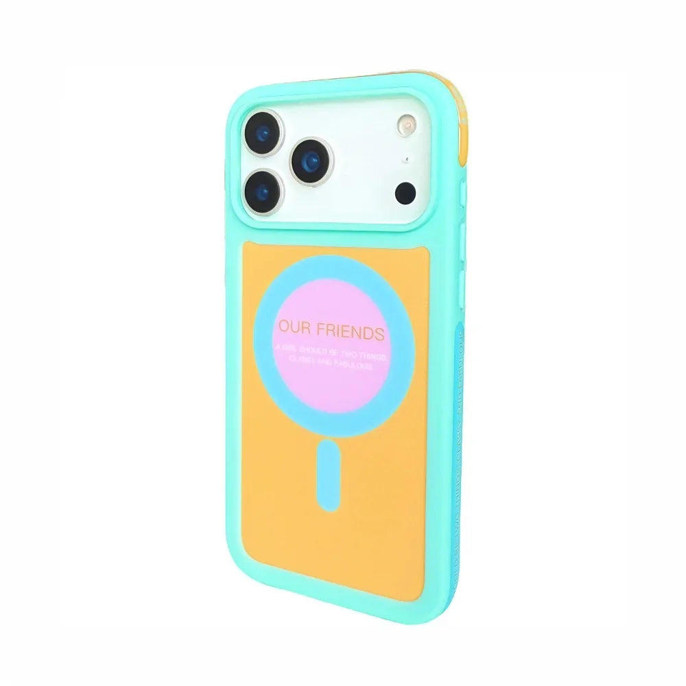 17 ProMax Creative Color Dopamine Magnetic Phone Case For iPhone 17 Air 16 15 14 Pro Max 13 Magsafe Shockproof Protective Cover