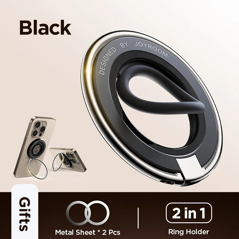 JOYROOM Durable Silicone Ring For Magsafe Phone Grip Holder Kickstand Magnetic Phone Ring Holder Stand For 4.7-7.0 inches Phones