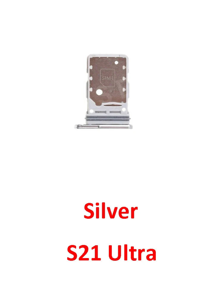 Phone Sim Card Tray For Samsung Galaxy S21 FE Plus Ultra S21+ New SIM Chip Slot Holder G990 G991 G996 G998 With Tool