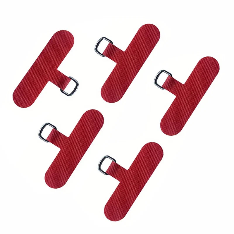 3/5pcs Mobile Phone T-shaped Strap Plate Sheet Cellphone Case Braid Lanyard Accessories Weave Card for iPhone 12 13 14 15 Xiaomi