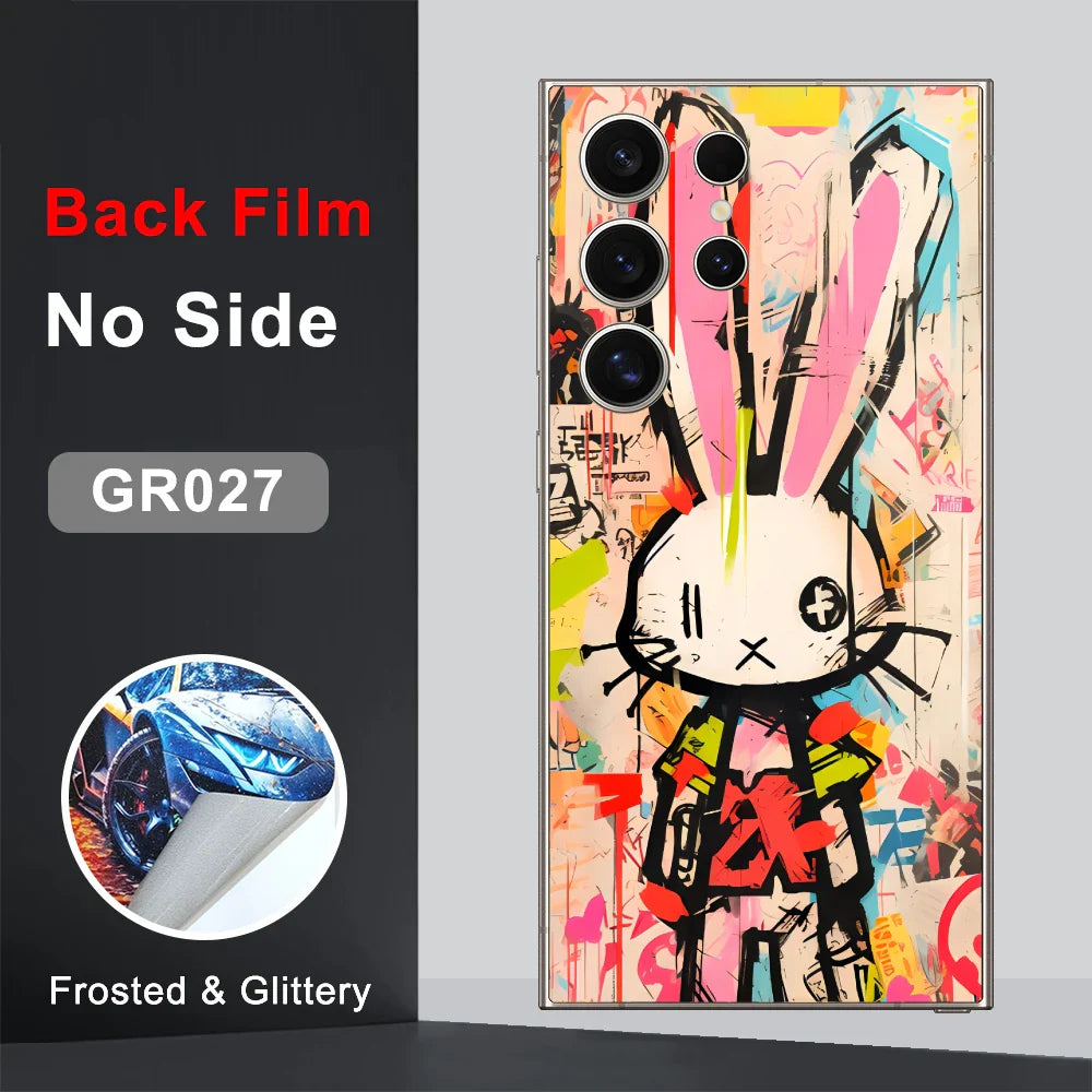 CASEKiTTY Skin Sticker For Galaxy S24 Ultra Back Film Samsung S23 FE S22 S21 Plus Protective Decal Wrap Back Screen Protector