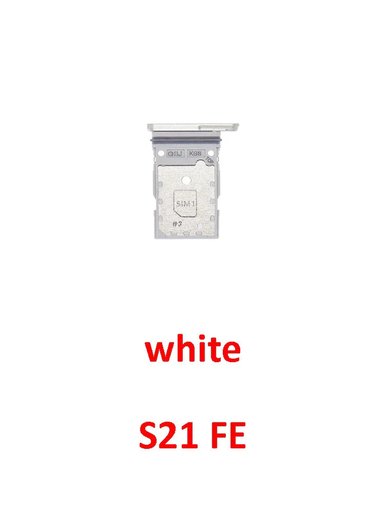 Phone Sim Card Tray For Samsung Galaxy S21 FE Plus Ultra S21+ New SIM Chip Slot Holder G990 G991 G996 G998 With Tool