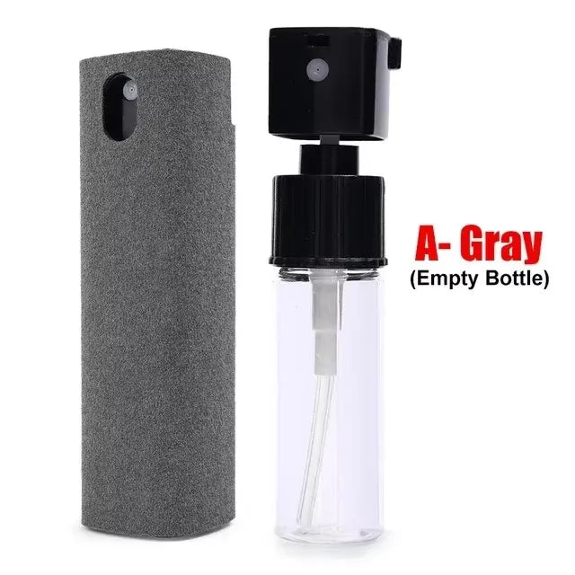 Screen Cleaner Spray Wipe for Laptop Monitor Phone PC Tablet Glass IPhone Touchscreen Polishing Cloth Cleaner Brush Cleaning Kit