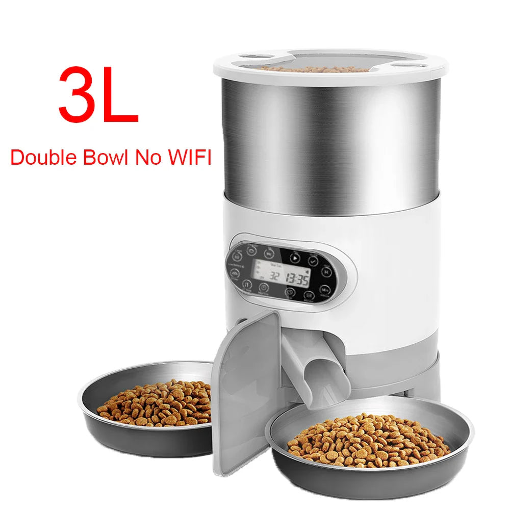 Tuya Smart APP Pet Feeder Cat Dog Food Dispenser Suitable For Small And Medium-Sized Cats And Dogs Mobile Phone Remote Feeding