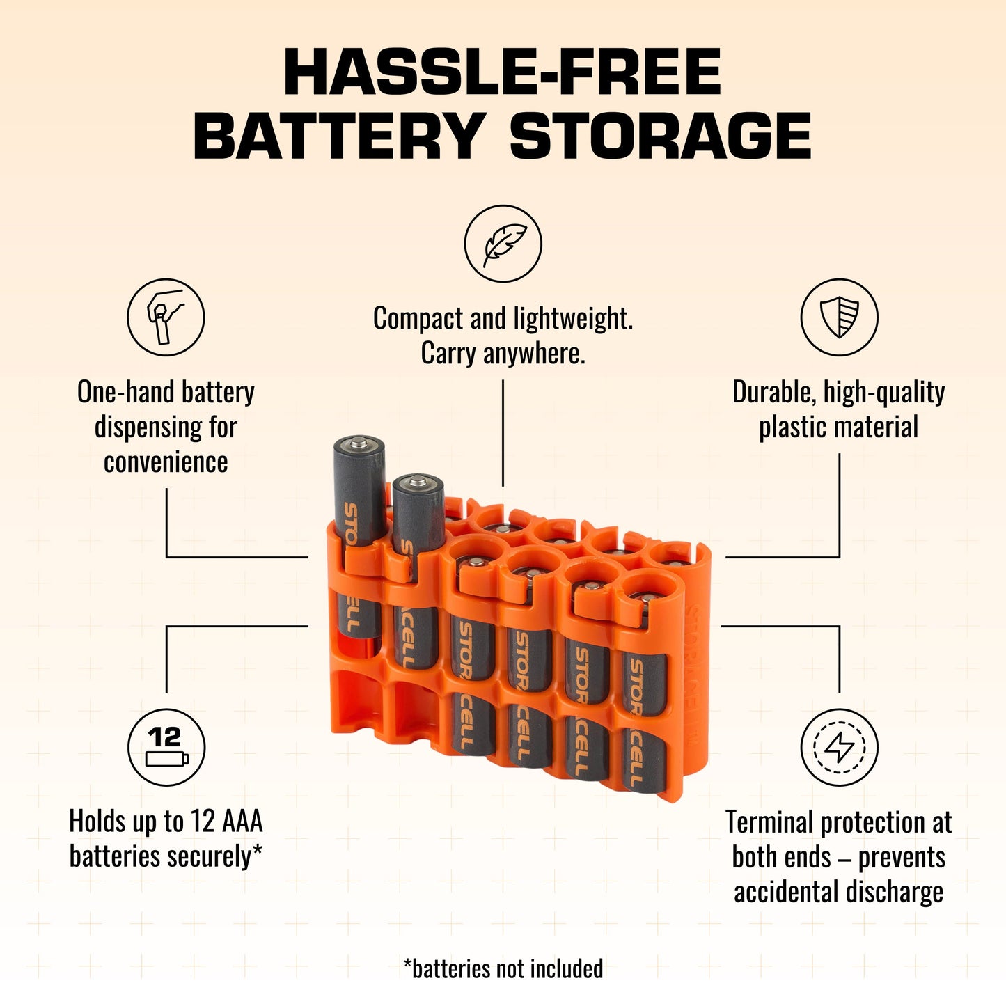 AAA 12 Pack (Orange)