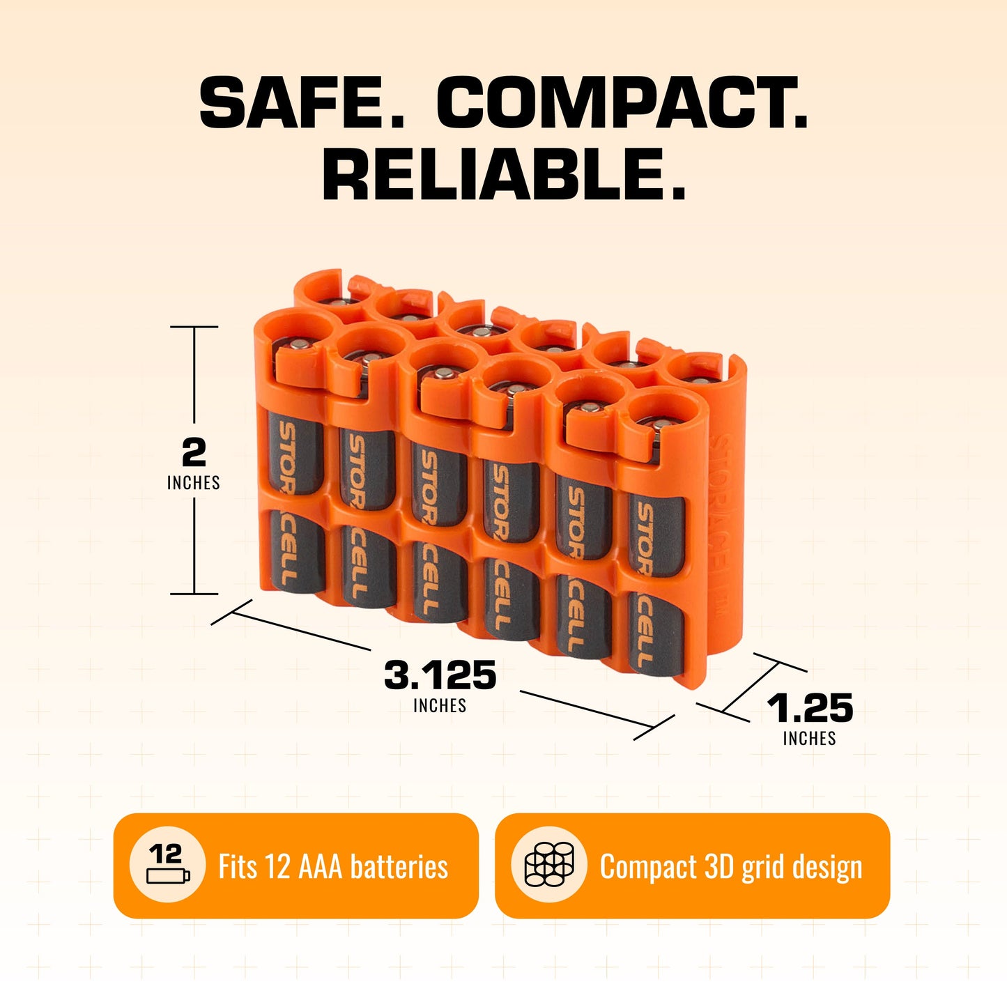 AAA 12 Pack (Orange)