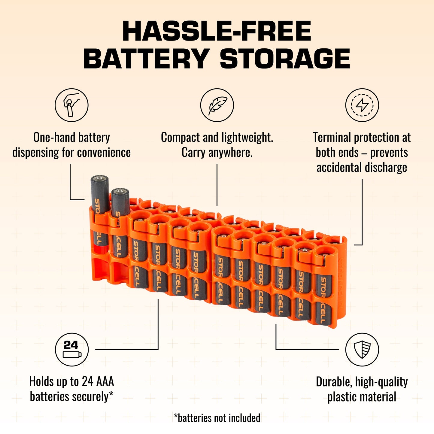 AAA 24 Pack (Orange)