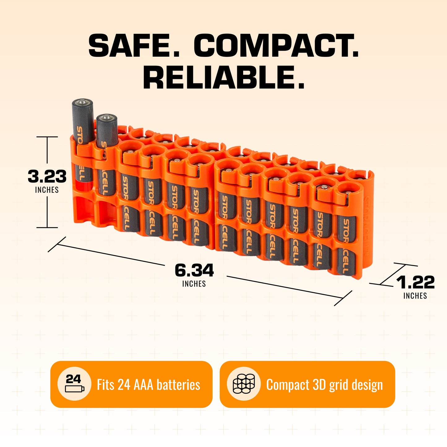 AAA 24 Pack (Orange)