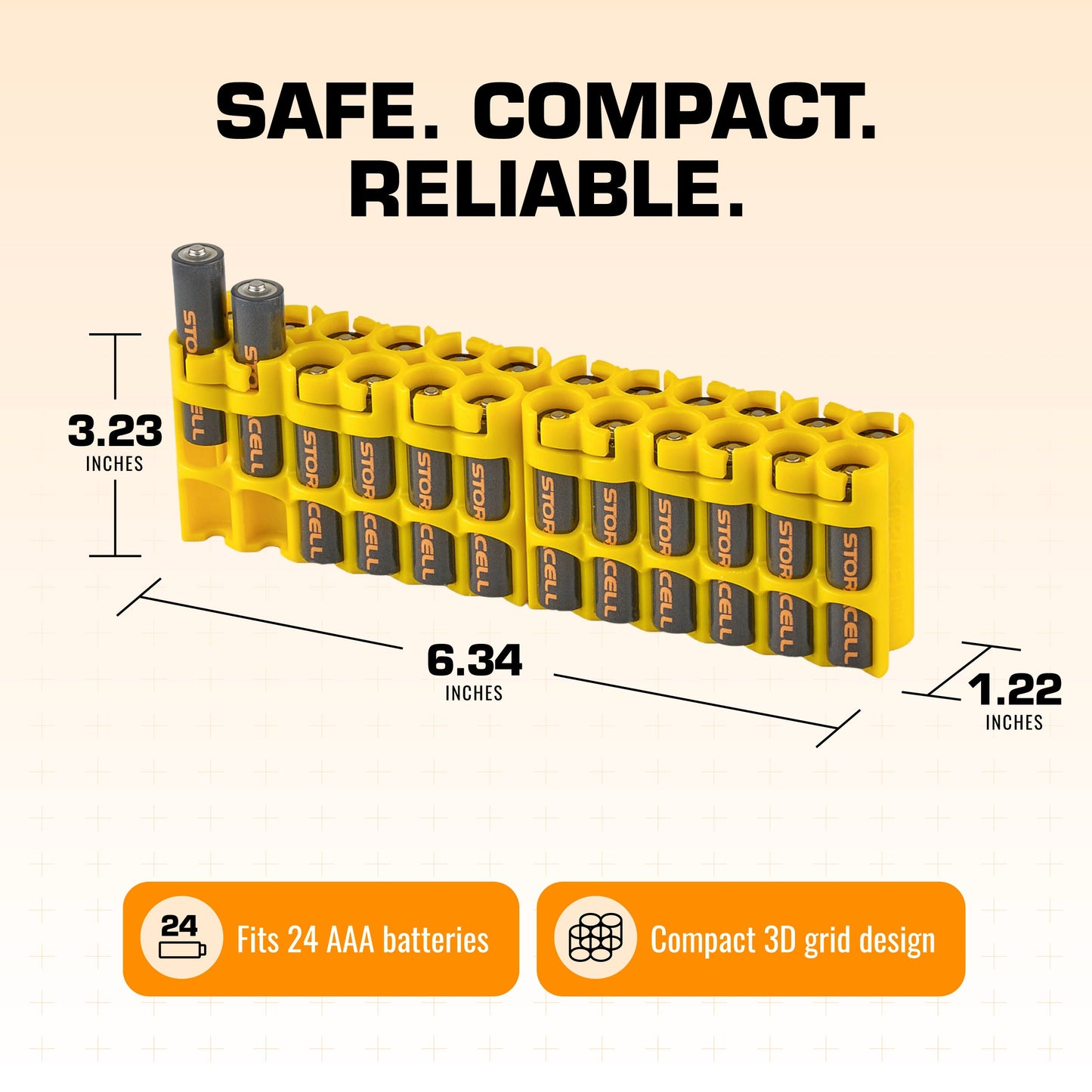 AAA 24 Pack (Yellow)