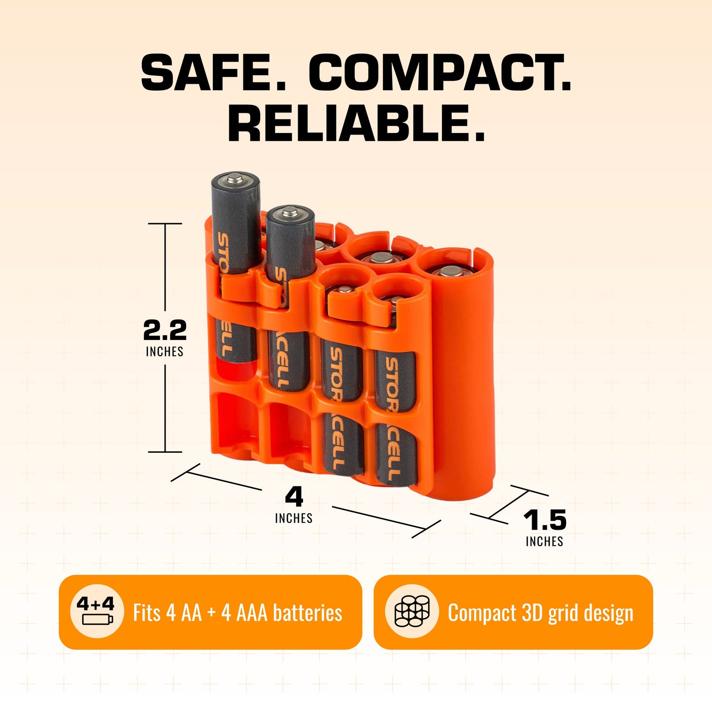 AA/AAA Combo (Orange)