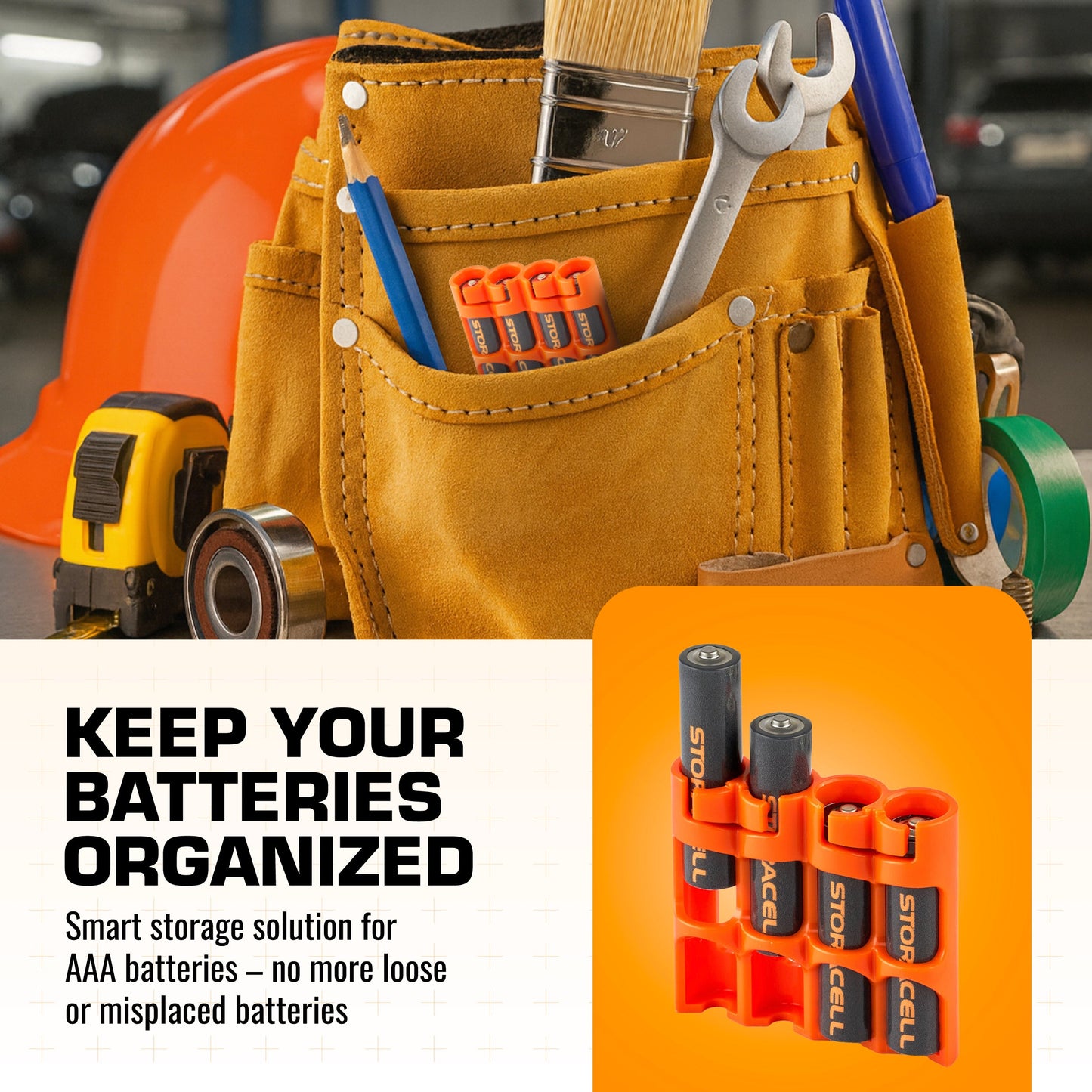 Slim Line AAA 4 Pack (Orange)