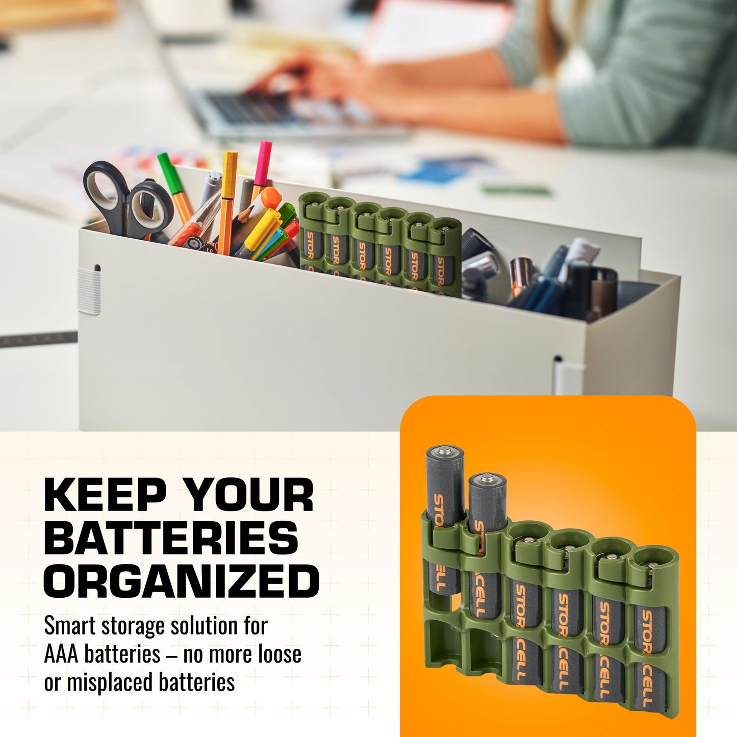 Slim Line AAA 6 Pack (Military Green)