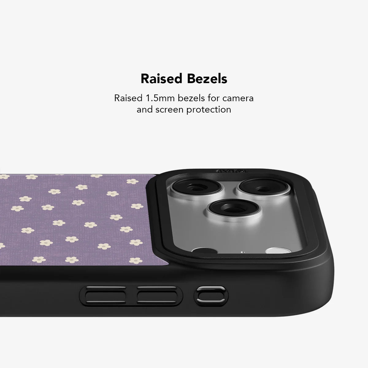 Violet flora | Purple Daisy Pattern Phone Case